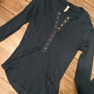 Free People One of the Girls henley. XS. Worn once.